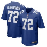 New York Giants Jermaine Eluemunor Nike Royal Team Game Jersey