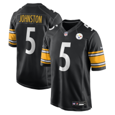 Джерси Pittsburgh Steelers Cameron Johnston Nike Black Game Джерси Pittsburgh Steelers Cameron Johnston Nike Black Game