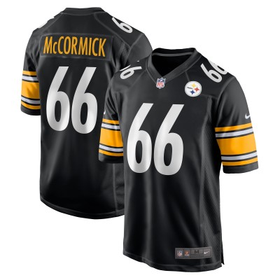 Игровая джерси Pittsburgh Steelers Mason McCormick Nike Black Game