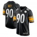 Игровая джерси T.J. Watt Pittsburgh Steelers Nike Game - Black Игровая джерси T.J. Watt Pittsburgh Steelers Nike Game - Black