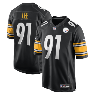 Джерси Pittsburgh Steelers Logan Lee Nike Black Game