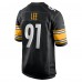 Игровая джерси Pittsburgh Steelers Logan Lee Nike Black Game