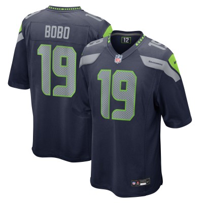 Seattle Seahawks Jake Bobo Nike College Navy Game Jersey