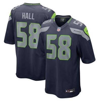 Seattle Seahawks Derick Hall Nike College Navy Game Jersey