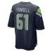 Seattle Seahawks Jalen Sundell Nike College Navy Game Jersey