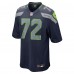 Seattle Seahawks Abraham Lucas Nike College Navy Game Jersey