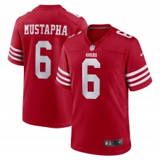 San Francisco 49ers Malik Mustapha Nike Scarlet Game Jersey