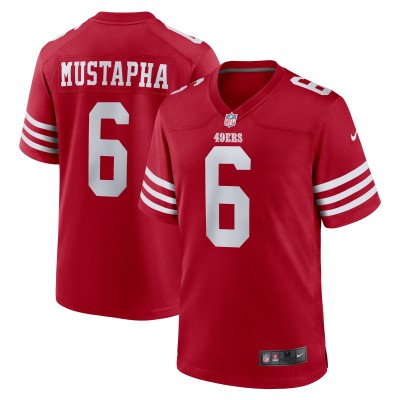 San Francisco 49ers Malik Mustapha Nike Scarlet Game Jersey