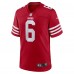 San Francisco 49ers Malik Mustapha Nike Scarlet Game Jersey