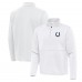 Indianapolis Colts Antigua White Twist Quarter-Zip Pullover Jacket