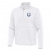 Indianapolis Colts Antigua White Twist Quarter-Zip Pullover Jacket