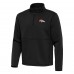 Denver Broncos Antigua Black Twist Quarter-Zip Pullover Jacket
