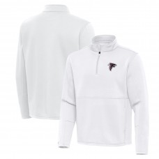 Кофта на короткой молнии Atlanta Falcons Antigua White Twist