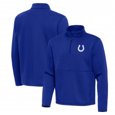 Indianapolis Colts Antigua Royal Twist Quarter-Zip Pullover Jacket