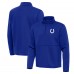 Indianapolis Colts Antigua Royal Twist Quarter-Zip Pullover Jacket