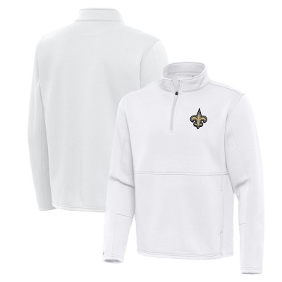 Кофта на короткой молнии New Orleans Saints Antigua White Twist
