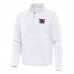 New York Giants Antigua White Twist Quarter-Zip Pullover Jacket
