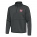 New York Giants Antigua Pewter Twist Quarter-Zip Pullover Jacket