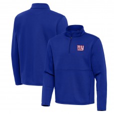 New York Giants Antigua Royal Twist Quarter-Zip Pullover Jacket