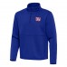 New York Giants Antigua Royal Twist Quarter-Zip Pullover Jacket