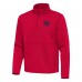 New York Giants Antigua Red Twist Quarter-Zip Pullover Jacket