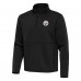 Pittsburgh Steelers Antigua Black Twist Quarter-Zip Pullover Jacket