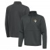 Los Angeles Rams Antigua Twist Quarter-Zip Pullover Jacket - Pewter Los Angeles Rams Antigua Twist Quarter-Zip Pullover Jacket - Pewter