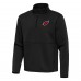 Arizona Cardinals Antigua Black Twist Quarter-Zip Pullover Jacket