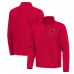 Arizona Cardinals Antigua Red Twist Quarter-Zip Pullover Jacket