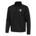 Los Angeles Rams Antigua Twist Quarter-Zip Pullover Jacket - Black