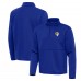 Los Angeles Rams Antigua Twist Quarter-Zip Pullover Jacket - Royal Los Angeles Rams Antigua Twist Quarter-Zip Pullover Jacket - Royal