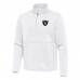 Las Vegas Raiders Antigua White Twist Quarter-Zip Pullover Jacket