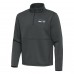 Seattle Seahawks Antigua Pewter Twist Quarter-Zip Pullover Jacket