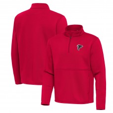 Кофта на короткой молнии Atlanta Falcons Antigua Red Twist