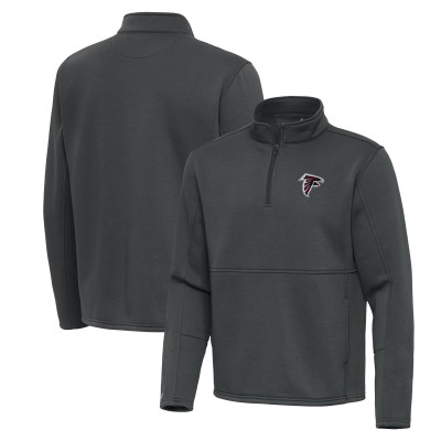 Кофта на короткой молнии Atlanta Falcons Antigua Pewter Twist