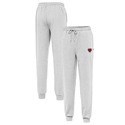 Chicago Bears Antigua Heather Gray Idol Jogger Pants