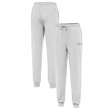 Los Angeles Chargers Antigua Heather Gray Idol Jogger Pants