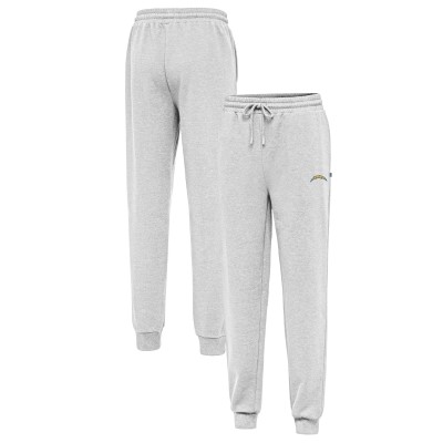 Los Angeles Chargers Antigua Heather Gray Idol Jogger Pants