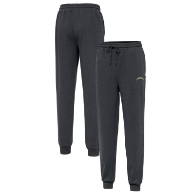 Los Angeles Chargers Antigua Heather Charcoal Idol Jogger Pants