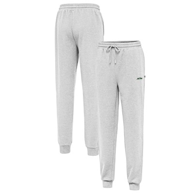 New York Jets Antigua Heather Gray Idol Jogger Pants