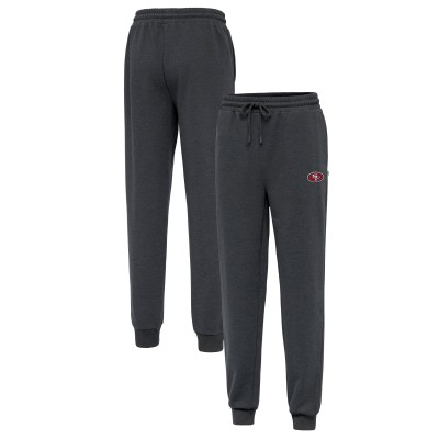 San Francisco 49ers Antigua Heather Charcoal Idol Jogger Pants