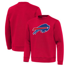 Свитшот Buffalo Bills Antigua Red Relevant Lightweight Pullover