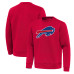 Свитшот Buffalo Bills Antigua Red Relevant Lightweight Pullover