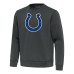 Indianapolis Colts Antigua Pewter Relevant Lightweight Pullover Sweatshirt