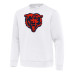 Свитшот Chicago Bears Antigua White Relevant Lightweight Pullover