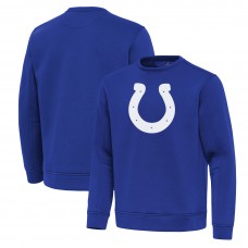 Indianapolis Colts Antigua Royal Relevant Lightweight Pullover Sweatshirt
