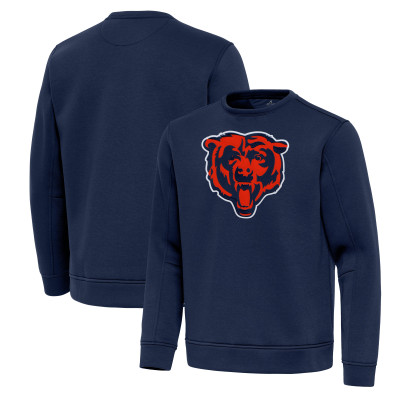 Свитшот Chicago Bears Antigua Navy Relevant Lightweight Pullover