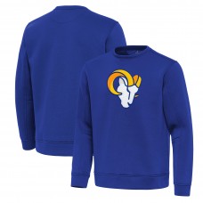 Los Angeles Rams Antigua Relevant Lightweight Pullover Sweatshirt - Royal