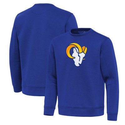Los Angeles Rams Antigua Relevant Lightweight Pullover Sweatshirt - Royal