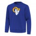 Los Angeles Rams Antigua Relevant Lightweight Pullover Sweatshirt - Royal